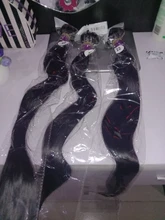 Allove pelo recto mechones hueso recto extensiones de cabello humano mechones 30 cabello virgen pulgadas mechones brasileño tejer extensiones de cabello humano