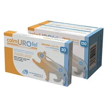 

CALMUROFEL BIOIBERICA 30 CÁPSULAS CISTITIS IDIOPATICA EN GATOS CALMUROFEL