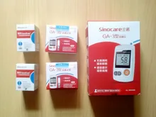 Sannuo-medidor de glucosa en sangre Sinocare ga 3 GA-3, dispositivos médicos, glucómetro de azúcar, Diabetes, con tiras de prueba