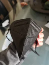 Mascarilla FFP2 de 5 capas, máscara CE FPP2, FPP2, reutilizable, color blanco y negro, certificado fpp2, 100 Uds.