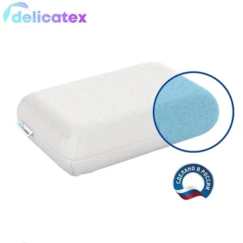 

Pillow anatomical memory gel delicatex, 38x58 height 12/15,5 cm. Pillow for sleeping