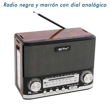 

Digital Radio Negro with turntable, USB, SD and reader CDs FREE SHIPING
