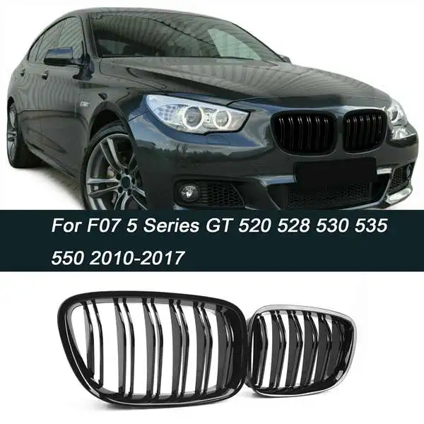 Glossy Black Front Bumper Hood Kidney Grill Grille For-BMW F07 5 Series GT 520 528 530 535 550 2010-2017 | Автомобили и мотоциклы