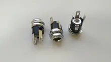 Fuente de alimentación de 5,5mm x 2,1mm, 5,5x2,1 CC, Conector de clavija + adaptador de Terminal de montaje de Panel de Metal hembra, enchufe, conectores DC