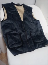 Chaqueta informal sin mangas para hombre, chaleco polar cálido de terciopelo grueso, sin mangas, ropa 5XL, Otoño e Invierno