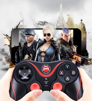 

Wireless Android Gamepad Wireless Joystick Game Controller Bluetooth BT3.0 Joystick For Mobile Phone Tablet TV Box Holder