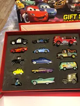 Disney-Set de figuras de la película Cars 3 de metal, juguete de modelo de coche, a escala 1:55, con diseño de relámpago McQueen, Jackson, Mack, tío Truck, regalo para para cumpleaños