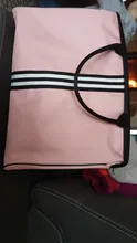 Bolso grande de viaje para mujer, bolsa de Fitness a rayas Yaga, ligera, plegable, para exteriores, XA37WB, 2021