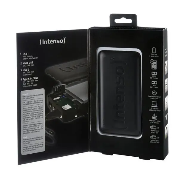 Power Bank INTENSO AATBPT0135 20000 mAh Черный