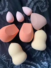 Esponja de maquillaje profesional, almohadillas cosméticas de varios tamaños para base correctora, crema, maquillaje suave, 2-8 Uds.