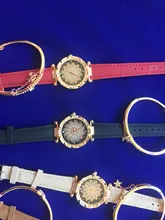 Conjunto de relojes de pulsera con cielo estrellado para mujer, pulsera de cuarzo de cuero informal, 2020
