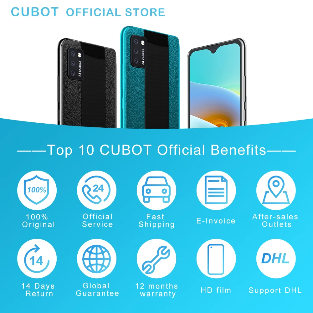 Cubot J8 Smartphone 5.5 Inch Triple Camera 