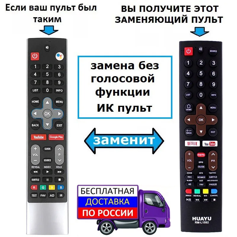 Universal remote control for Skyworth Huayu RM-L1592 58G2A HOF19H705GPD10 32E6 40E6 43E6 50G2 58G2 32S330 40S330 43S330 | Электроника