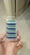 Gillette-Cuchillas de afeitar para hombre Fusion, 5 capas, cuchillas de seguridad, acero inoxidable, cuidado de la cara, 4 unidades