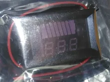 Indicador de nivel de carga de batería de coche, medidor de capacidad de batería de litio de 12V, 24V, 36V, 48V, 60V, 72V, pantalla LED, voltímetro