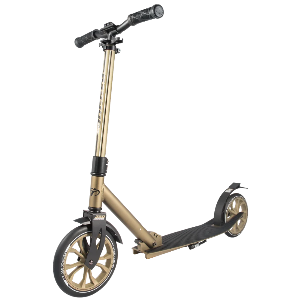 Коричневый Самокат Tech Team Jogger 230() с большими колесами 230 мм - Цвет: Коричневый