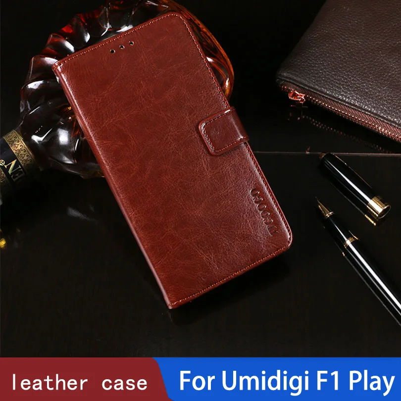 

Leather Flip Case For Umidigi F1 Play Back Case Cover Phone Case For Umidigi F1 Play Cover