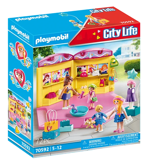 PLAYMOBIL ® 70592 magasin de mode pour enfants, original, clics, cadeau,  enfant, fille, jouet