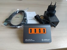 Splitter Power-Adapter Gen2-Hub ORICO USB3.1 Aluminum Super-Speed Samsung 10gbps 