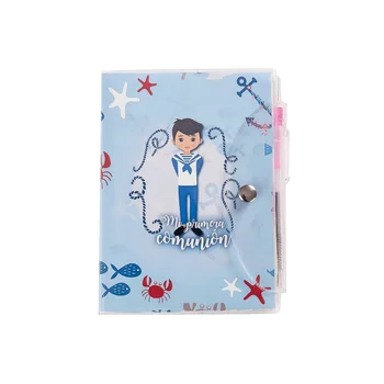

Lot 20 Notebooks PVC + ball pen point "My 1ª Communion Boy-Details and gifts for weddings, christening suits, communions, birthday