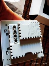 Aqara-Interruptor de luz inteligente para el hogar, switch de triple botón con control remoto inalambrico, clave, cable de fuego neutro y conectividad ZiGBee con aplicación Smart home para Mijia