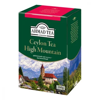 

Tea Ahmad "Ceylon tea high mountain", Black Leaf, 200 gr