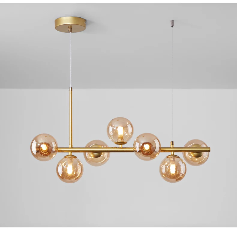 Nordic Industrial Pendant Lamp For Dining Table Kitchen Black Gold Living Room Bedroom Ceiling Chandelier Led Lighting Fixtures lowes chandeliers