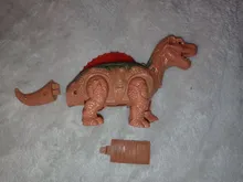 Dinosaurio eléctrico que camina, juguete de dinosaurios brillantes con sonido, modelo de animales para niños, regalo interactivo