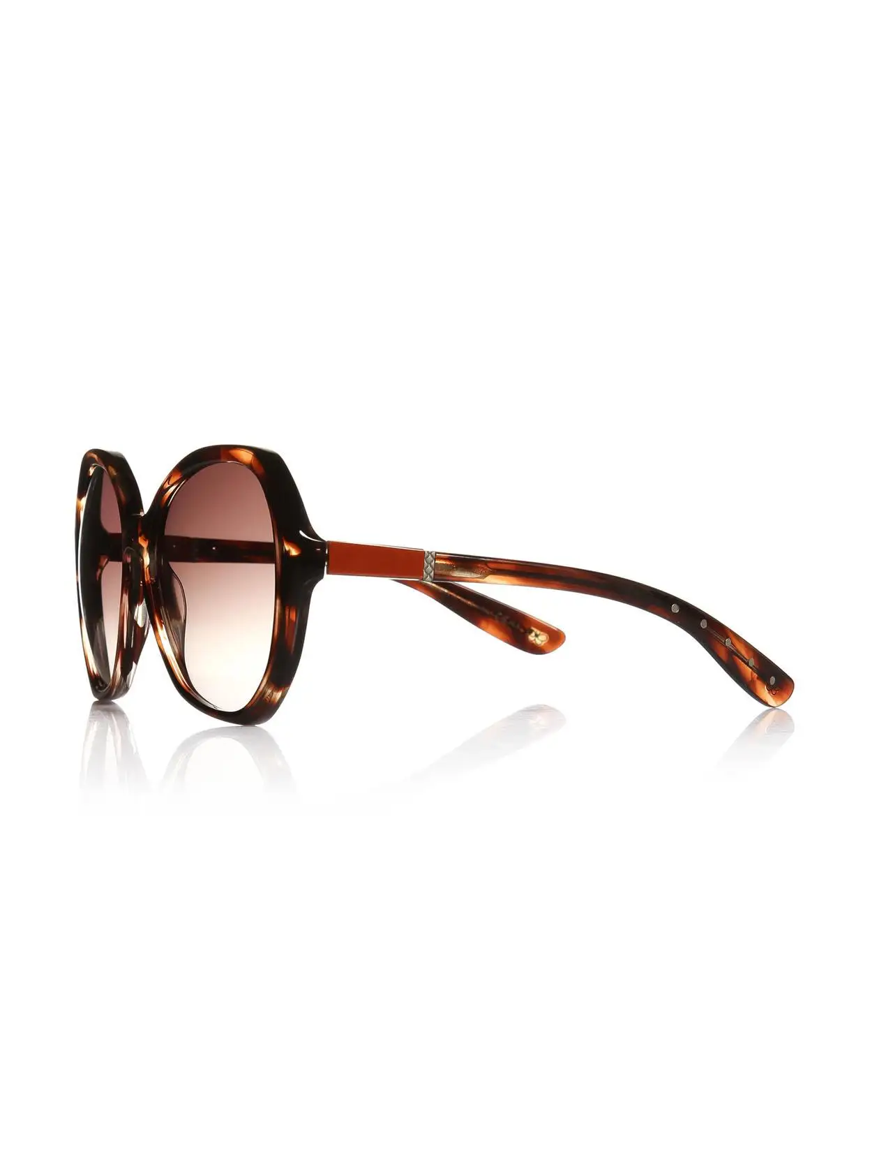 

Women's sunglasses b.v 183/s 01j 59 s2 bone Brown organic round round 59-16-135 bottega veneta