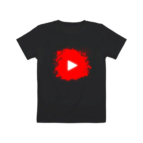 Детская футболка хлопок YouTube | Мать и ребенок