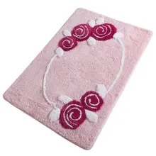Коврик для ванной-коврики | коврик для ванной нескользящие Противоскользящие коврики Rosaline'S Fuchia 60X100 см