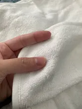 Conjunto de 6 paños de baño suaves para bebé, juego de toallas de bambú 100%, regalos para bebé, Kit de baño de viaje, color blanco, 10x10 pulgadas