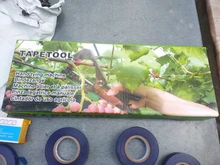 ALLSOME – Máquina para atar plantas de jardín y 10 rollos de cinta, tapenador para jardín con 10 rollos de cinta para pimienta, vegetales, verduras, frutas, plantas florales