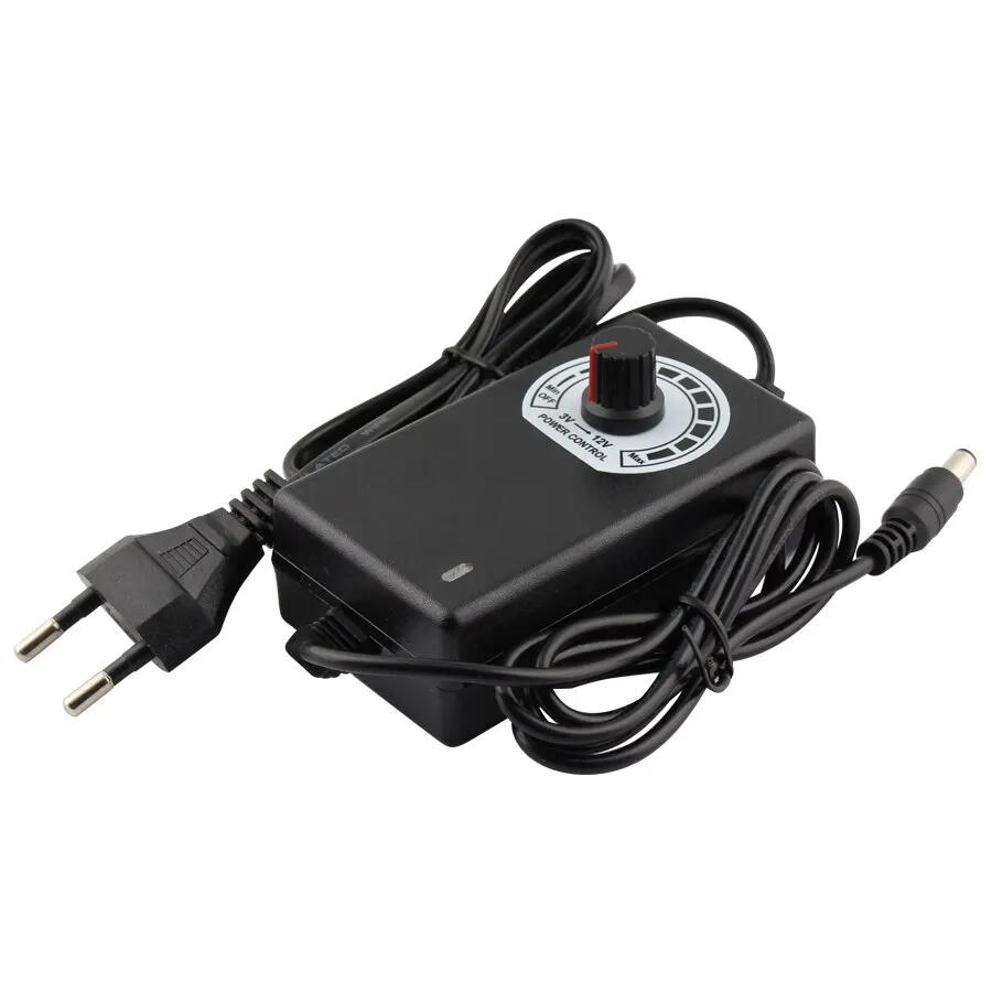 АДАПТЕР ПИТАНИЯ AC-DC 3-12V 2A 5 5MM | Электроника