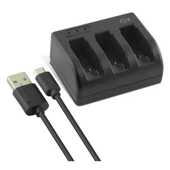 

GoPro Battery Charger KSIX Hero 5 USB-C Black