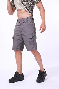 Camping Tooling shorts Tactical Shorts Camouflage Trousers Military Enthusiasts Hiking Shorts - Цвет: Серый