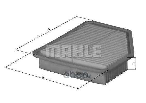 Lx1613_фильтр Воздушный! Mtr.3uz-Fe 210kw Lexus Sc430 4.3i 01 Mahle/Knecht Lx1613 Mahle/Knecht арт. LX1613