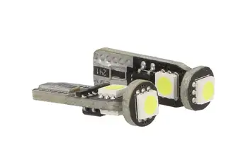 

Led lamp Canbus 3 Smd 5050 White 12V No Polarita T10 W5W No error parking lights for Fiat Grande Punto new Panda