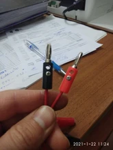 Lead-Clip Banana-Plug Multimeter-Test Black 1meter To Red And Cord for 1pcs Wholesale