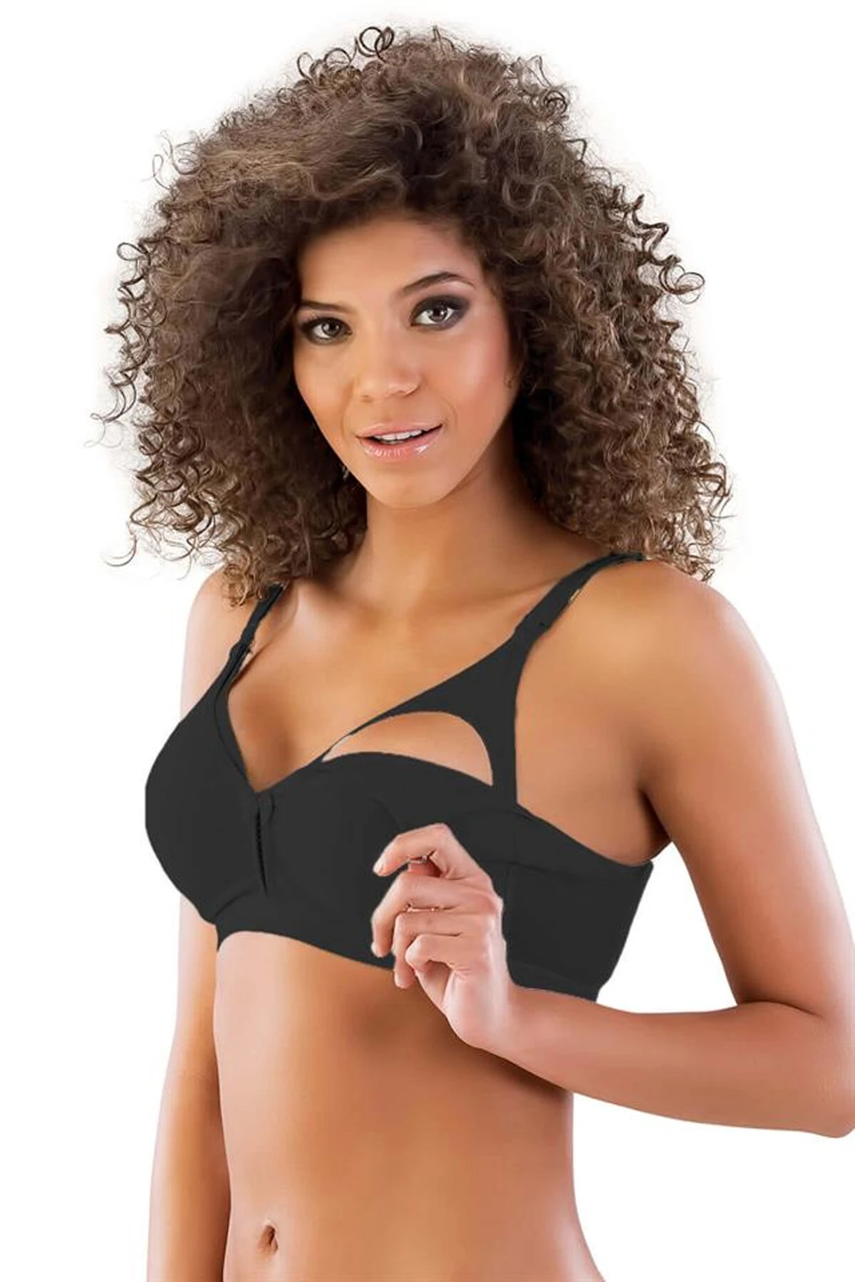 

Black Color Nursing Bra - 116B