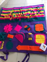 Sniffing Mat Play-Toys Feeding-Pad Nosework-Puzzle Food-Training-Blanket Pet-Dog Dogs