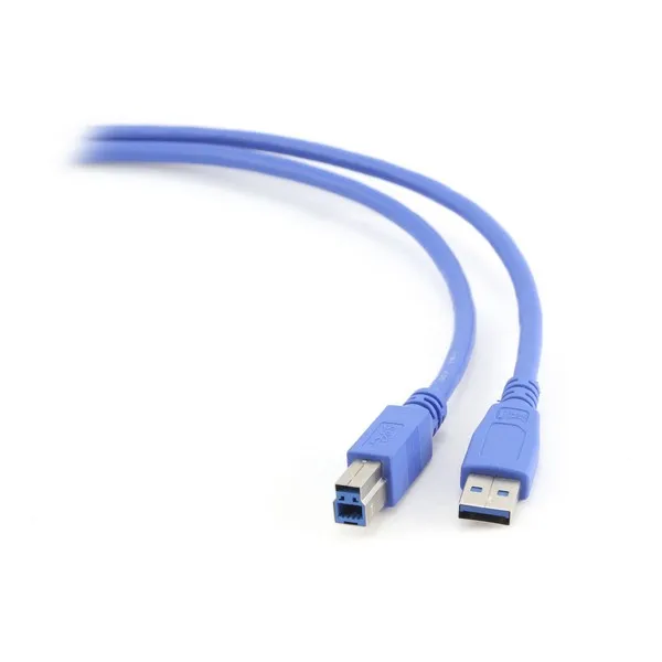 Кабель USB 3,0 A к USB B GEMBIRD CCP-USB3-AMBM синий