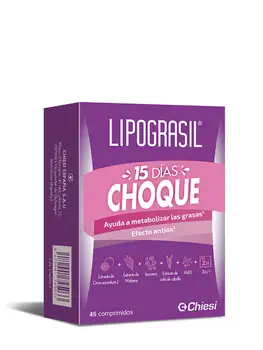 

Lipograsil 15 days shock 45 tablets helps metabolize fats