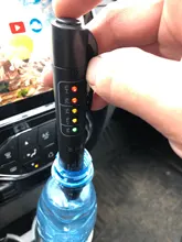 Probador de líquido de frenos probador digital de líquido de frenos para DOT3/DOT4 prueba automotriz 5 LED pluma indicadora de diagnóstico de coche