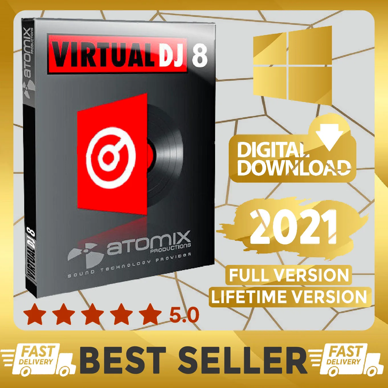Virtual DJ Pro Infinity 2021, versión completa, para Windows