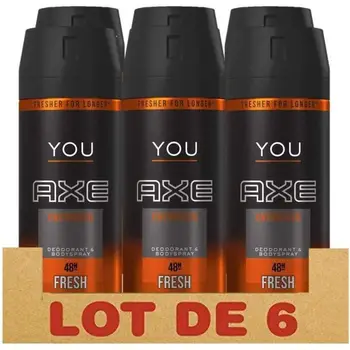 

AX 6 PCs Deodorants Energized YOU Men - 150ml