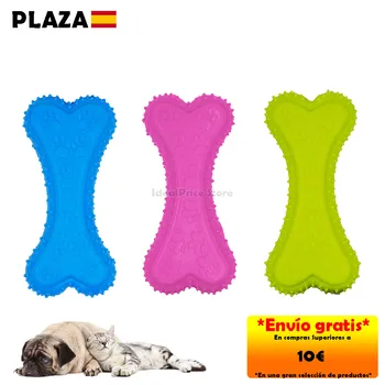 

Idealprice Store®Rubber toy with bone shape dog, interactive Toys for dogs