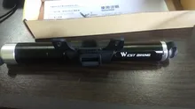 WEST BIKING-bomba de aire de mano para bicicleta, manómetro, inflador de neumático de ciclismo, válvula Schrader Presta, minibomba portátil
