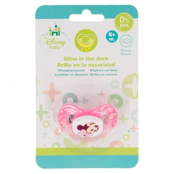 

BABY SYMETRICAL PACIFIER SILICONE +6M MINNIE MOUSE - DISNEY - PAINT POT