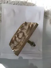 Logotipo personalizado para sello, molde de relieve térmico para cuero, cobre, latón, madera, papel, piel, pan y pastel, de metal